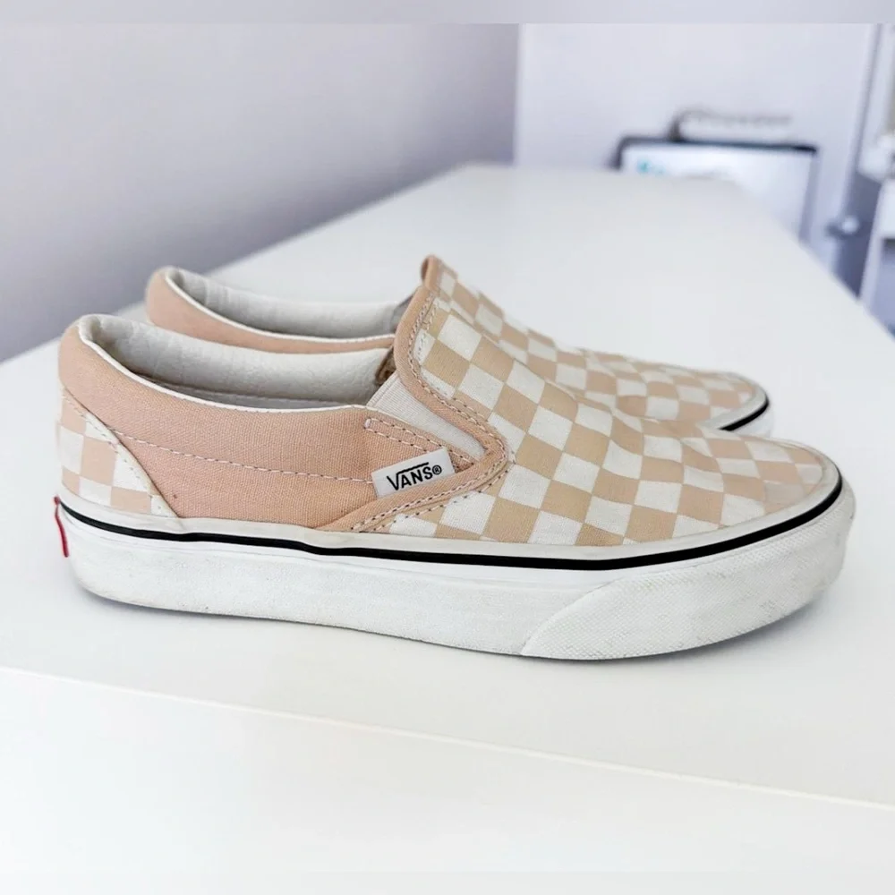Vans Classic Slip-On Checkerboard Shoe - Picture 5 of 8